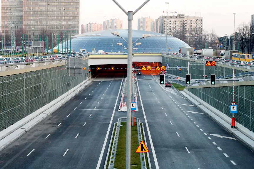 Dome over a roundabout